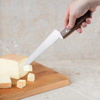 Professional Serving Cheese Knife - Olive Wood Handle