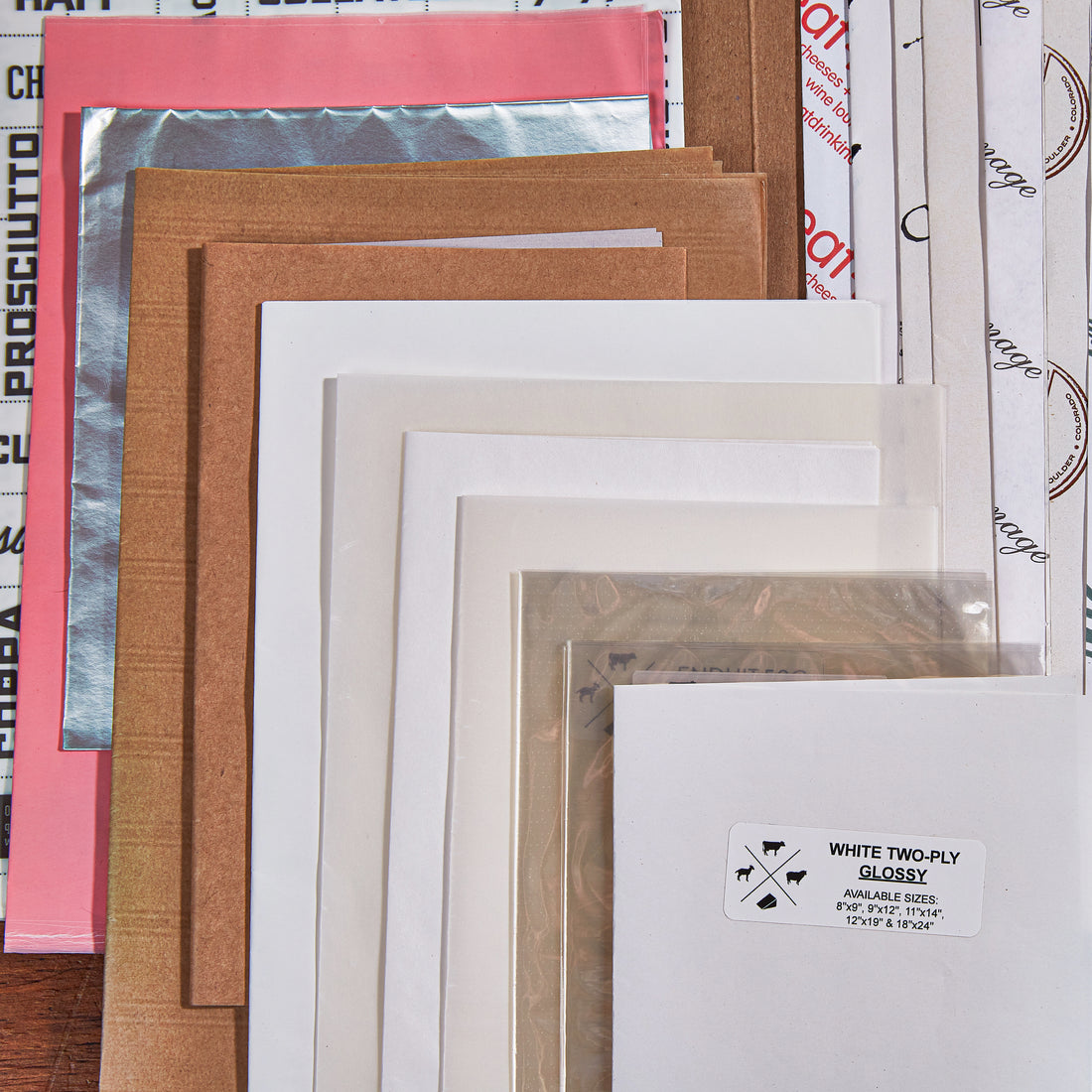 Sample Folder Of Wrapping Materials