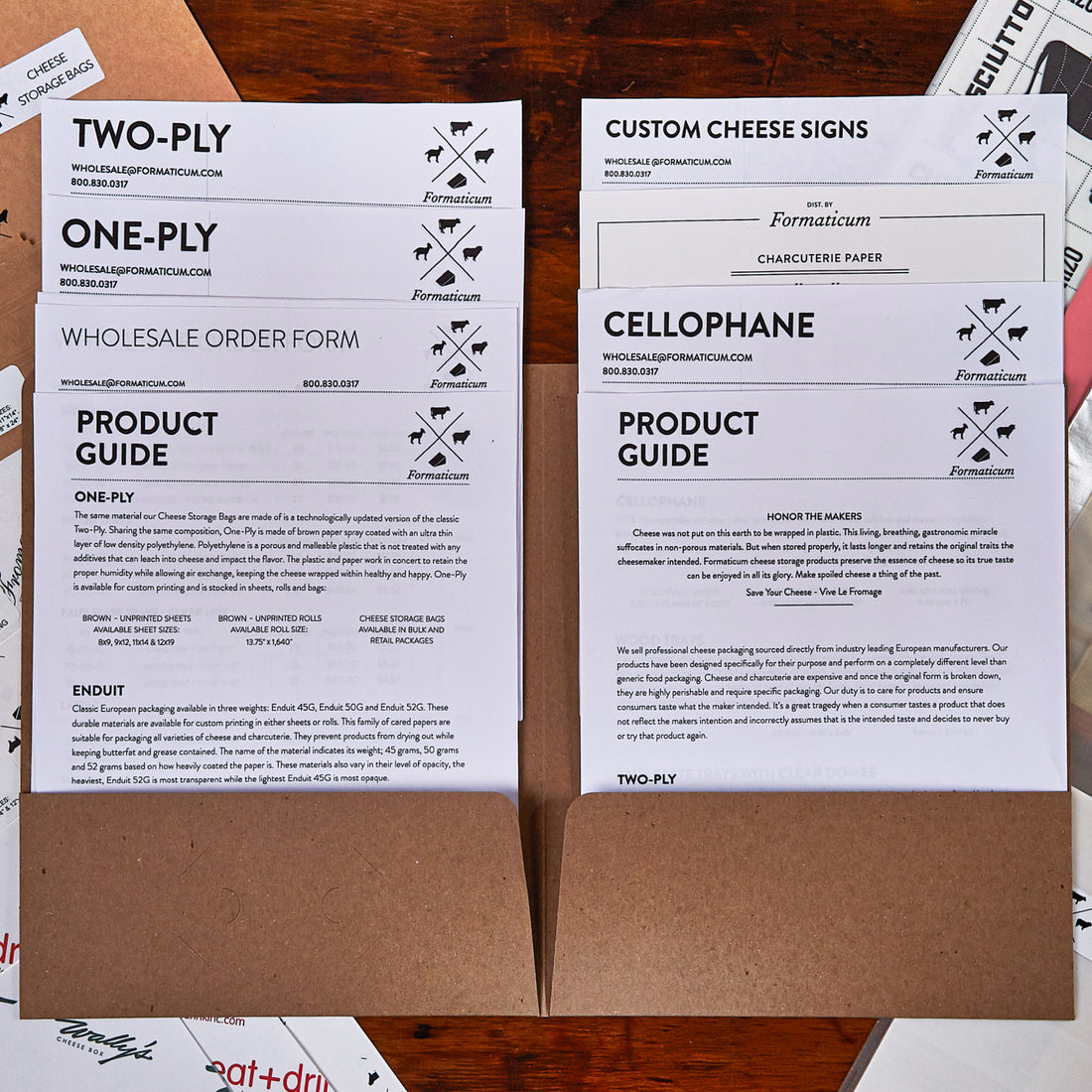 Sample Folder Of Wrapping Materials