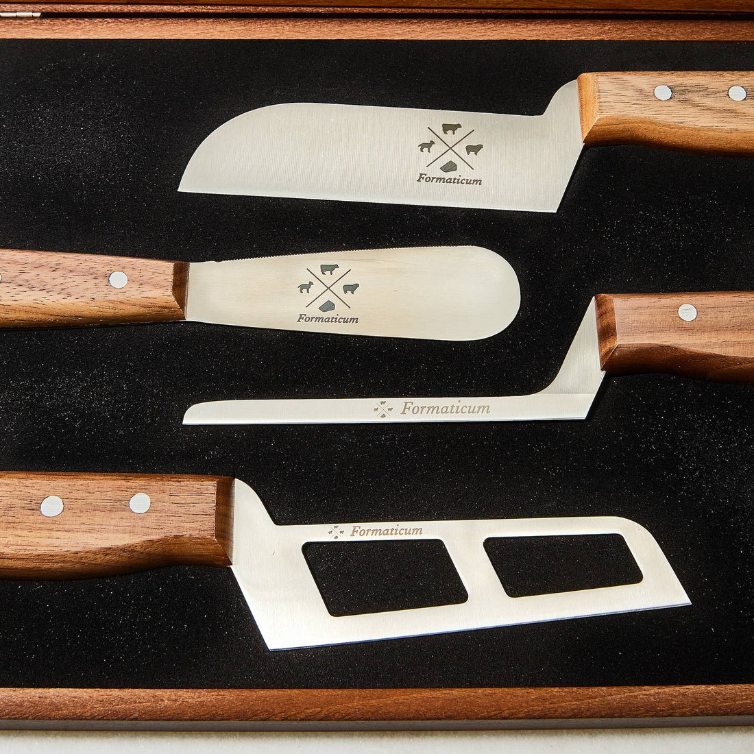 Mini 4 Knife Set - Olive Wood Handles