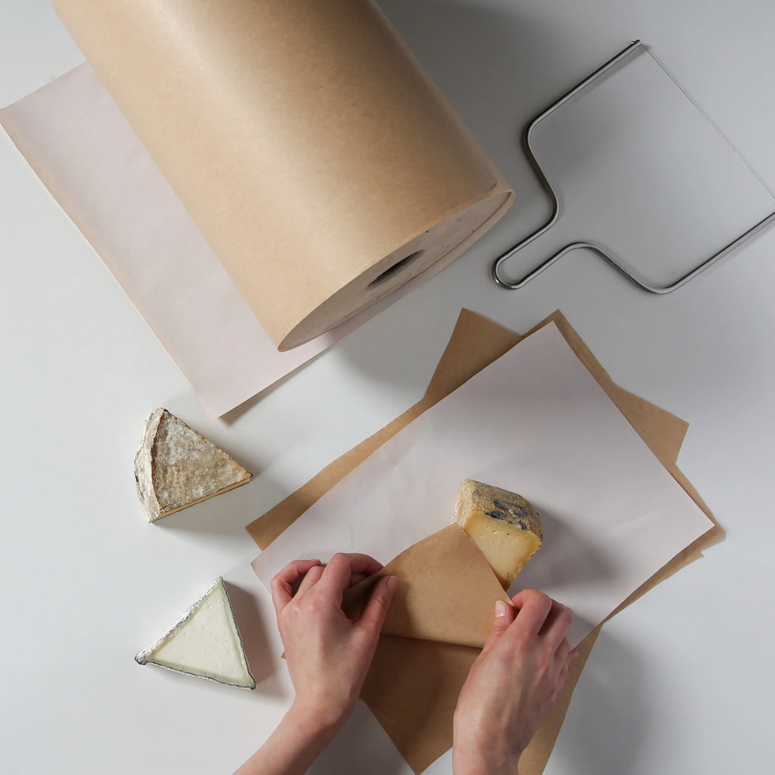 White 1-Ply Roll 20"