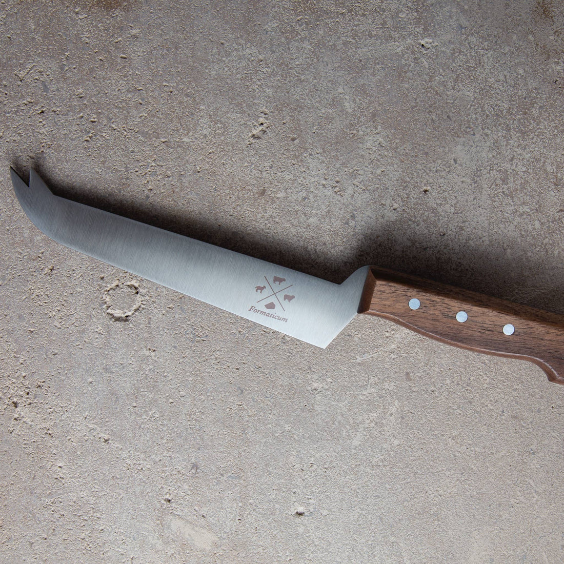 Professional Serving Cheese Knife - Olive Wood Handle