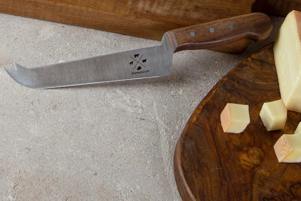 Professional Serving Cheese Knife - Olive Wood Handle