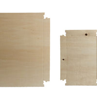 Poplar Catering Trays with Transparent Lids - 10-pack
