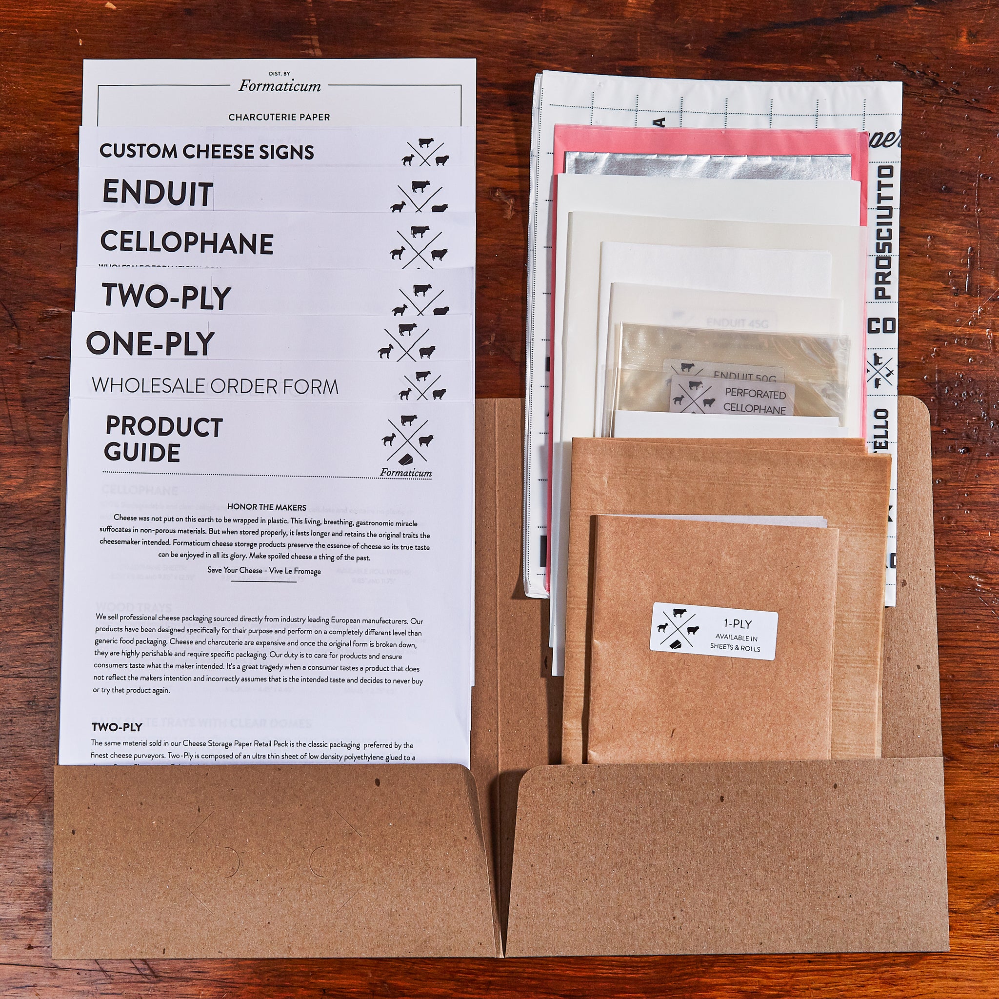 Sample Folder Of Wrapping Materials – Formaticum Wholesale