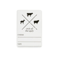 Adhesive Cheese Labels