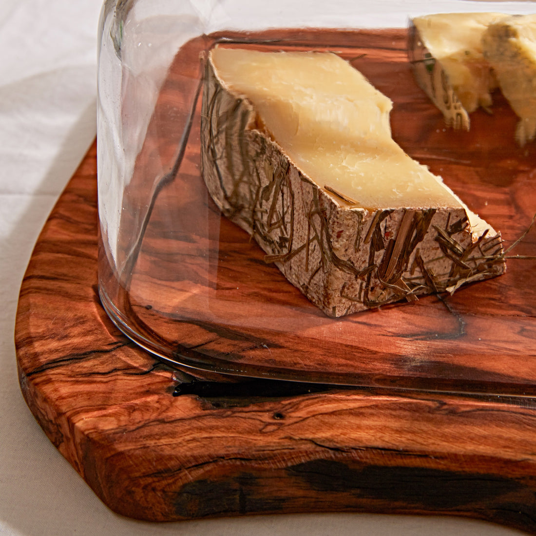 Olive Board & Glass Dome